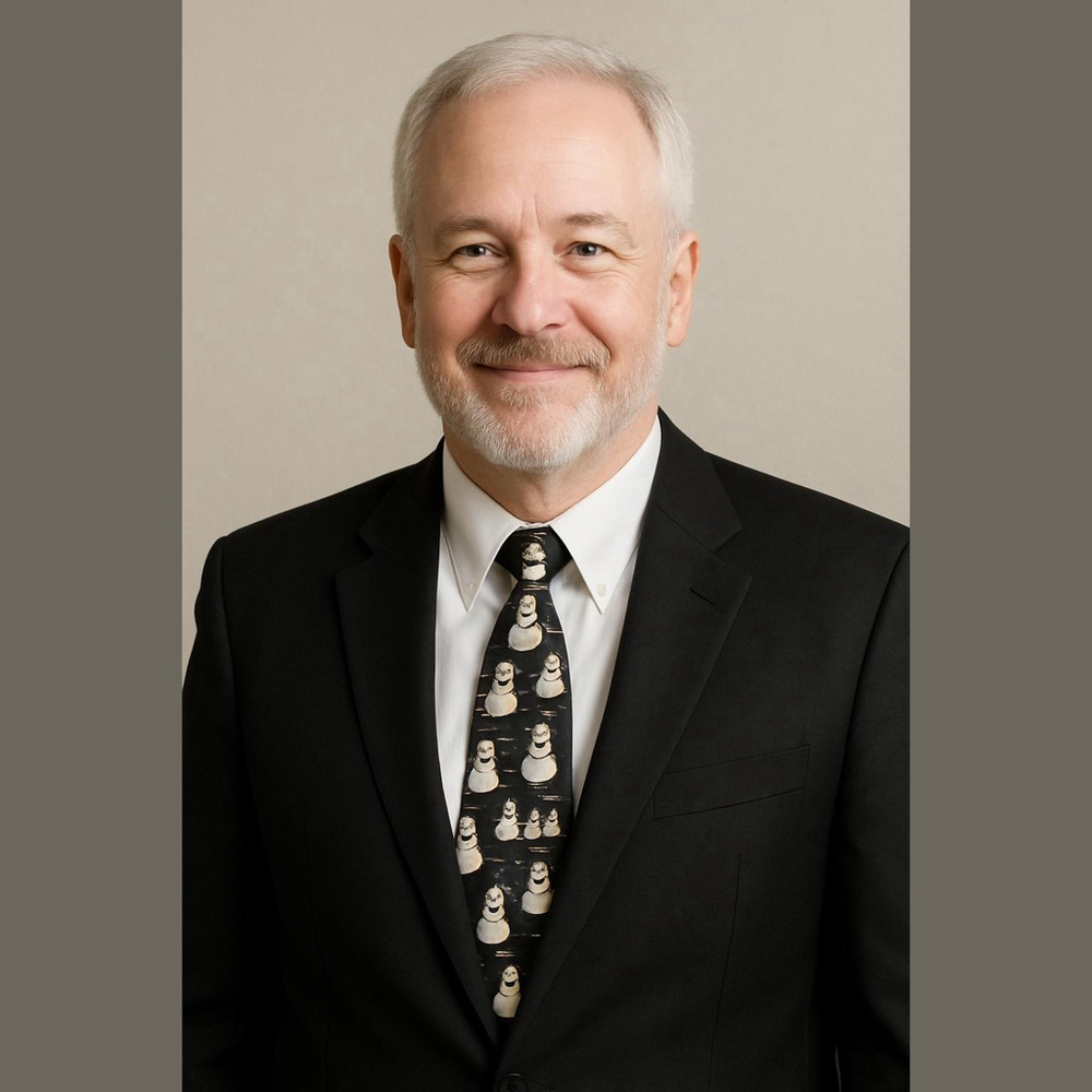 American Greetings Snowman Silk Tie